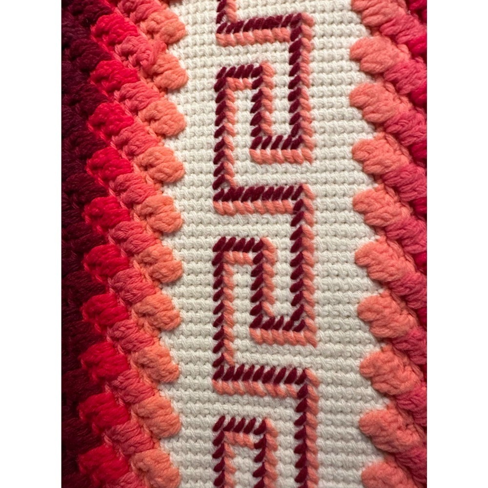 HAMDMADE  Crochet  Vintage Blanket Throw - Picture 4 of 5